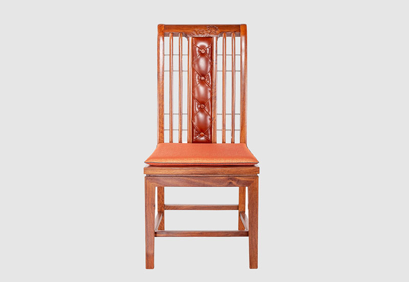 开平芙蓉榭中式实木餐椅效果图
