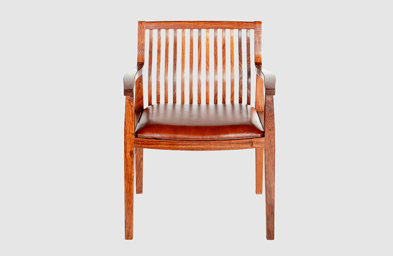 开平中式实木大方椅家具效果图